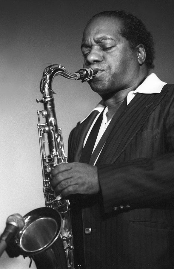 Saxophonist Eddie Harris Performing Photograph by Tom Copi