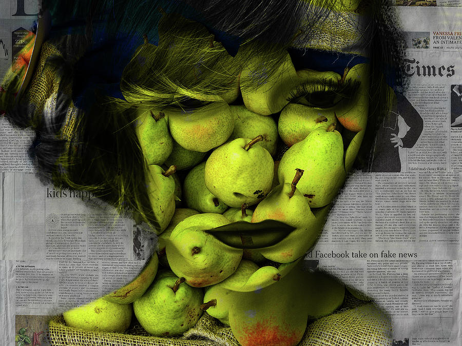 Say it with pears Digital Art by Gabi Hampe