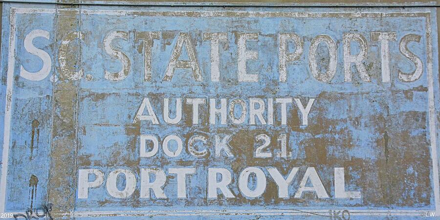 S.C. State Ports Authority Dock 21 Port Royal Photograph by Lisa Wooten