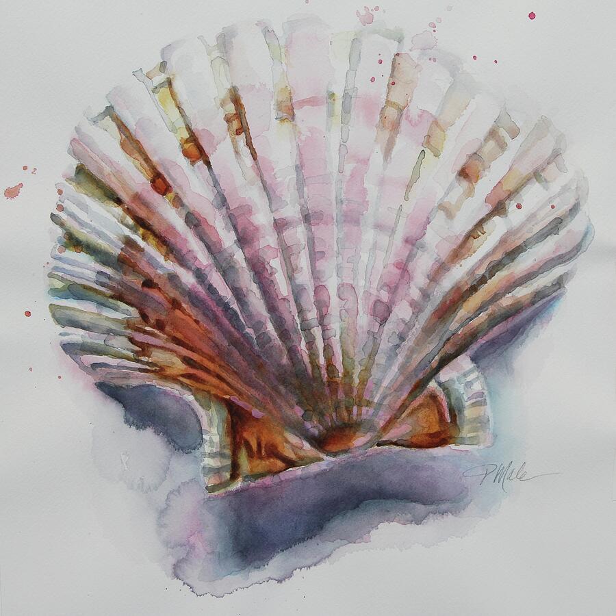 Scallop Shell Painting