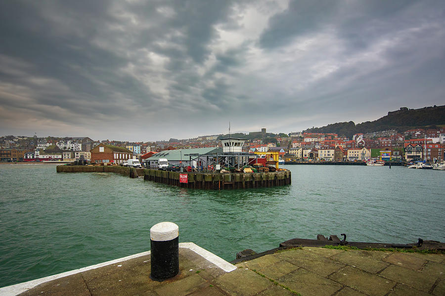 Scarborough Mixed Media - Scarborough Harbour by Smart Aviation Scarborough Mixed Media - Scarborough Harbour by Smart Aviation