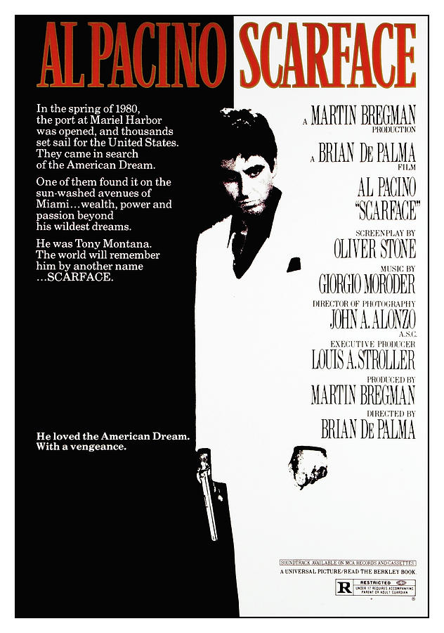 Al Pacino Photograph - Scarface by Globe Photos