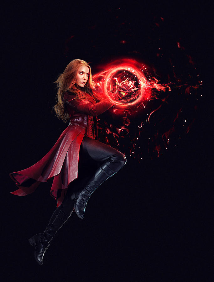 Scarlet Witch Digital Art by Frietania Carika