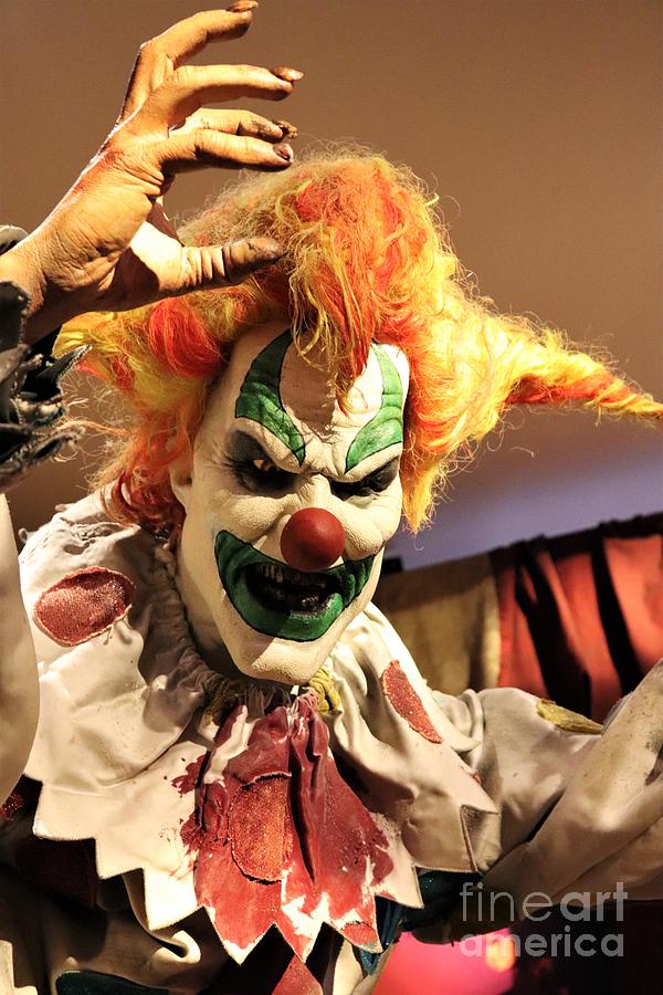 Scary Clown Photograph by Mesa Teresita