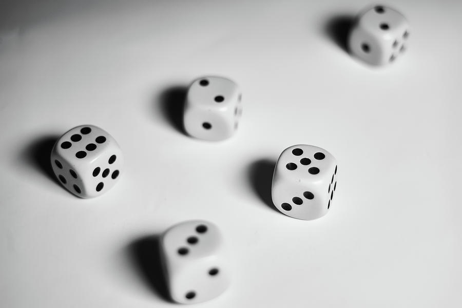 Scattered Dices Photograph by Lukas Kerbs - Fine Art America