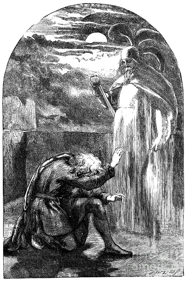 Scene From Shakespeares Hamlet, 19th Drawing by Print Collector