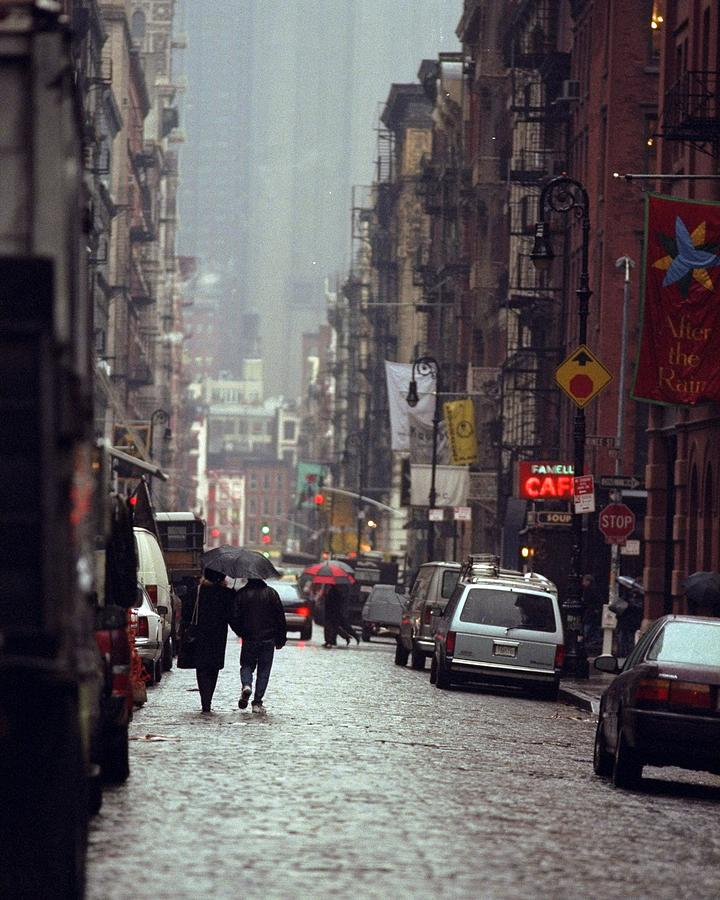 Scene In Soho Section Of Manhattan On Photograph by New York Daily News Archive