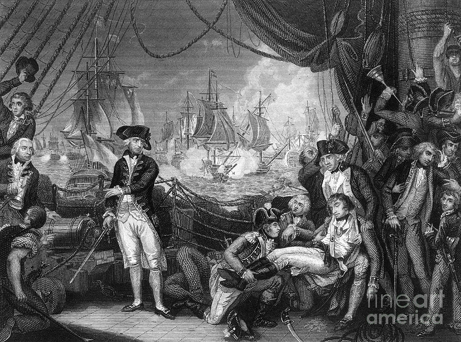 Scene On The Deck Of The Queen Drawing by Print Collector