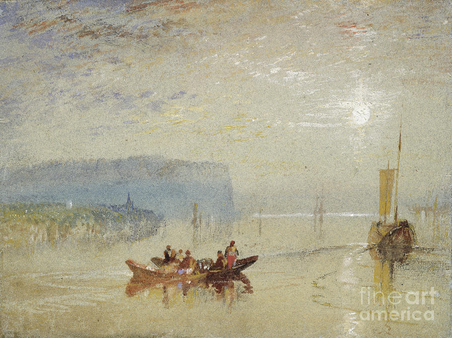 Scene On The Loire, Near The Coteaux De Mauves By Jmw Turner Painting by Joseph Mallord William Turner