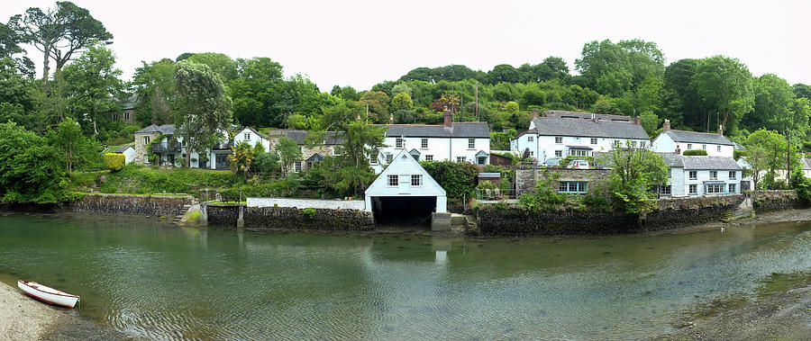 Scenic Cornwall - Helford village Photograph by Seeables Visual Arts