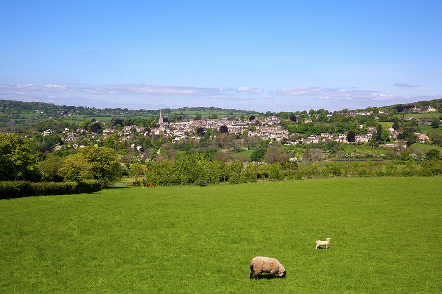 Scenic Cotswolds - Painswick countryside view Photograph by Seeables Visual Arts