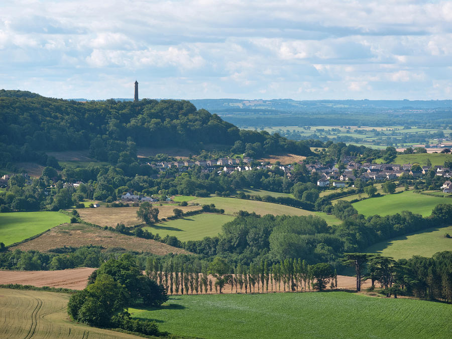 Scenic Cotswolds view from Stinchcombe Hill Photograph by Seeables Visual Arts