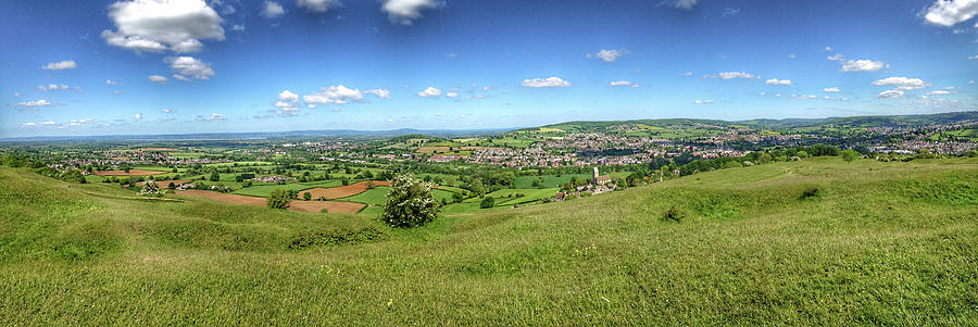 Scenic Cotswolds - View over the Severn Vale Photograph by Seeables Visual Arts