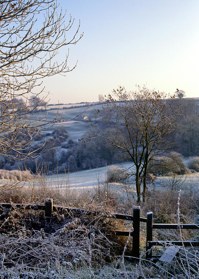 Scenic Cotswolds - Winter Photograph by Seeables Visual Arts