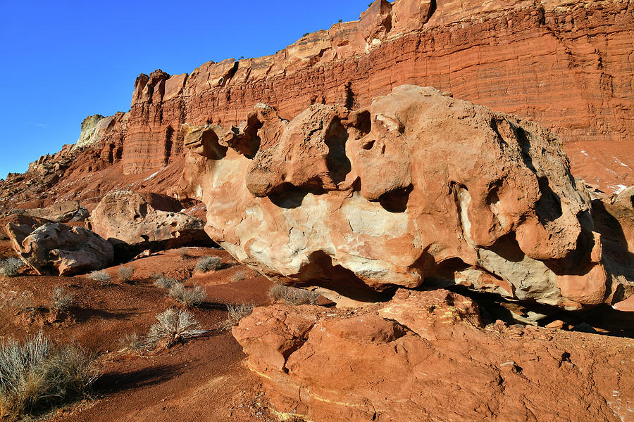 Scenic Drive Eroded Rock Shapes Photograph by Ray Mathis