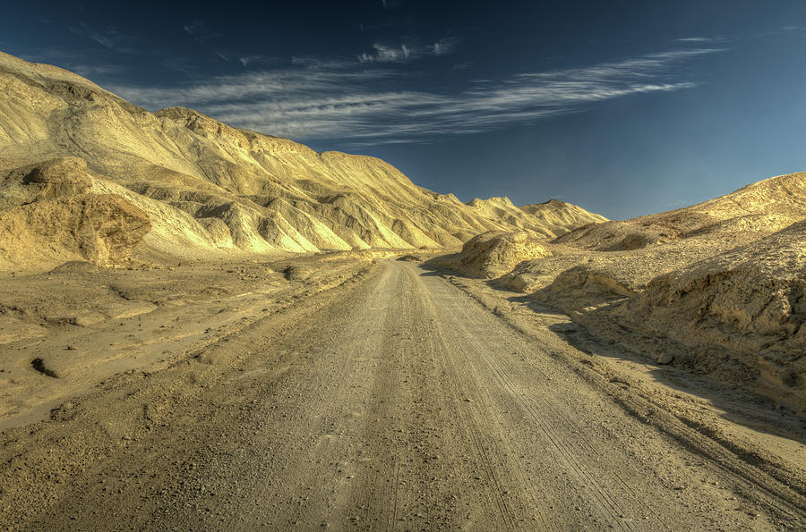 Scenic Drive Through Death Valley National Park Photograph