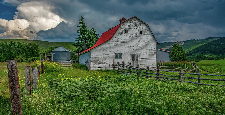 Scenic Farmland of Rural Montana Photograph by Marcy Wielfaert