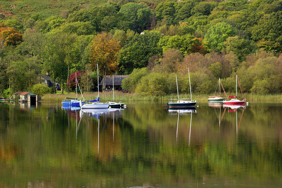 Scenic Lake District - Coniston Water Photograph by Seeables Visual Arts