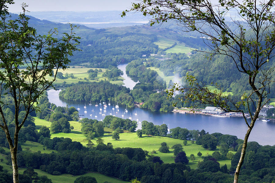 Scenic Lakeland - Lake Windermere Photograph by Seeables Visual Arts