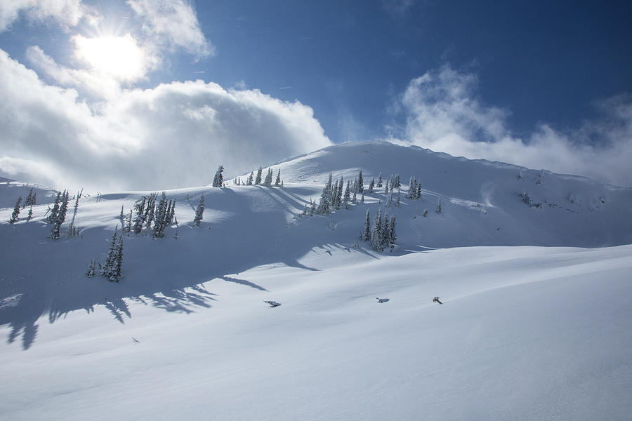 Scenic Landscape Of Wintry Mountains Photograph by Woods Wheatcroft ...