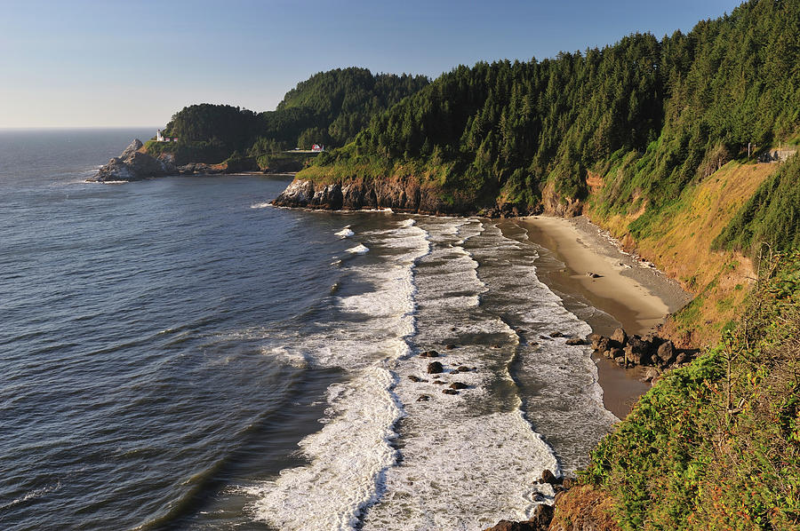 Scenic Oregon Coast Near Florence Photograph by Aimintang