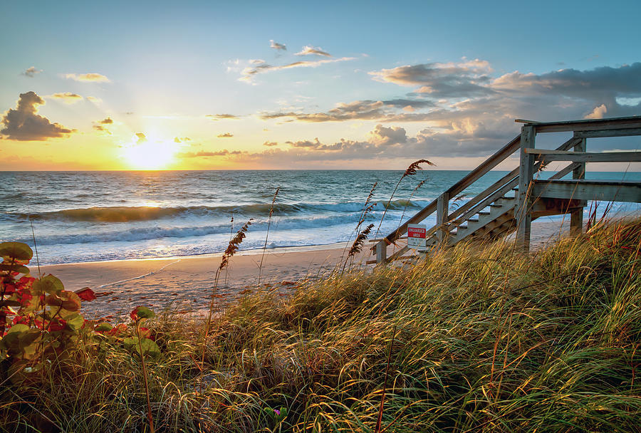 Beach Photograph - Scenic Sunrise by R Scott Duncan