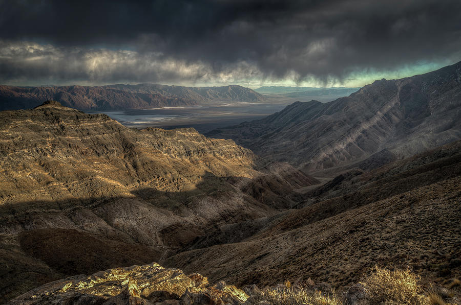Scenic View of Death Valley from Aguereberry Point Photograph by Constance Puttkemery