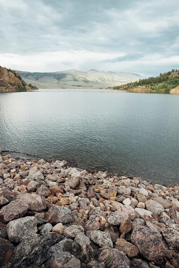 Nature Digital Art - Scenic View Of Dillon Reservoir, Silverthorne, Colorado, Usa by Seth K. Hughes