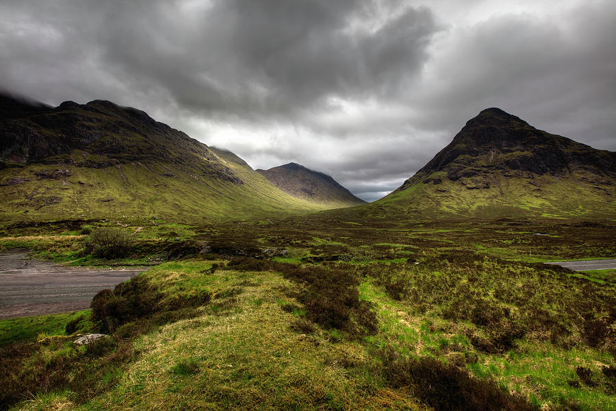 Scenic View Of Glencoe Pass, Scotland Photograph by Nicolamargaret