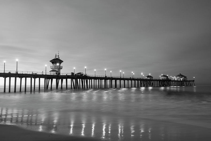 Scenic View Of Huntington Beach Pier Photograph by Panoramic Images