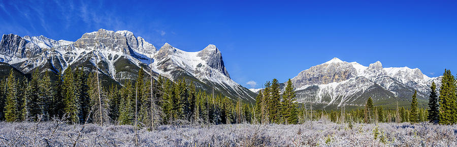 Scenic View Of Snowy Mountain, Canada Photograph by Panoramic Images