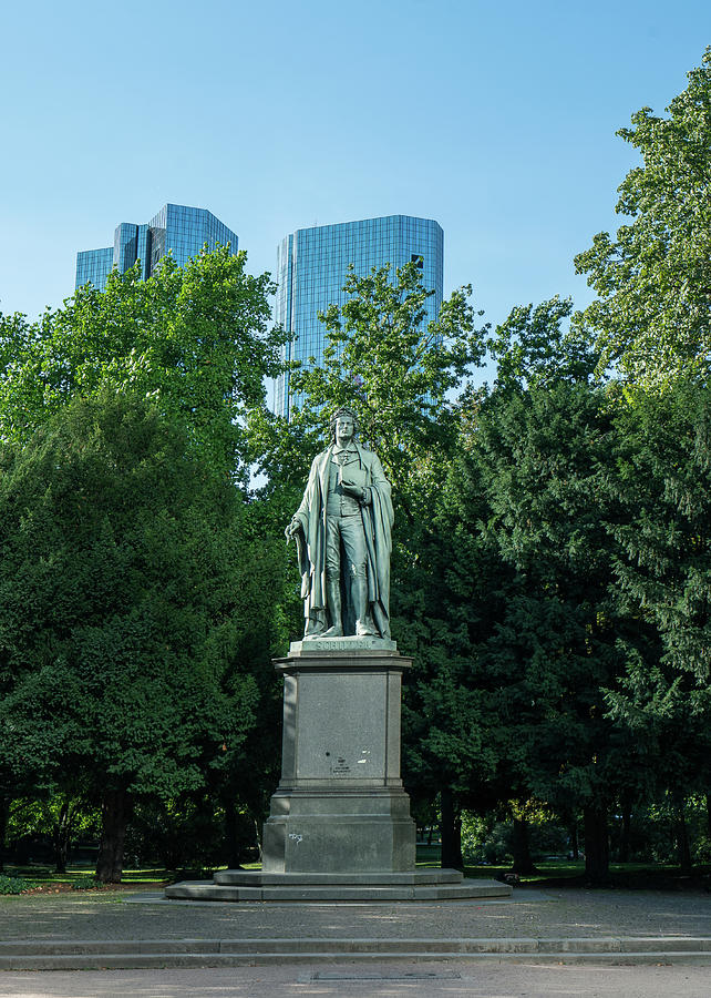 Schiller Monument In Frankfurt, Germany Photograph by Manuel Bischof