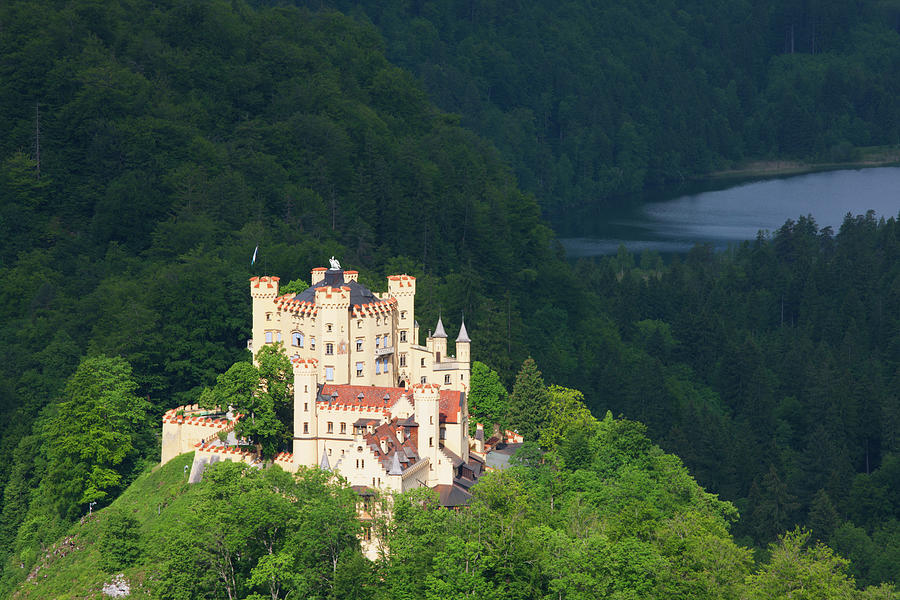 Schloss Hohenschwangau, Bavaria, Germany Photograph by Laurie Noble