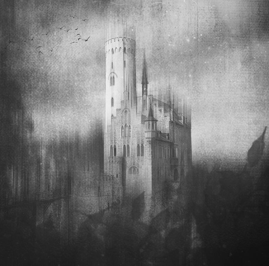 Castle Photograph - Schloss Lichtenstein by Krisztina Lacz
