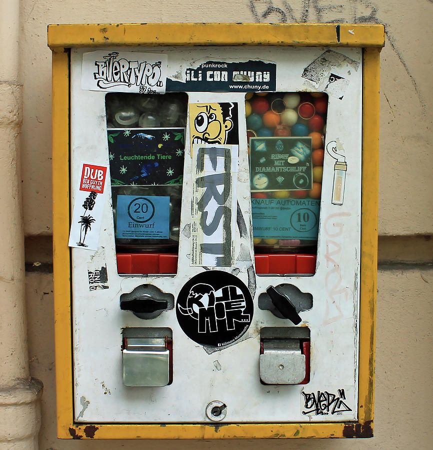 Schoeneberg Gumball Dispenser Photograph by Jonathan Thompson