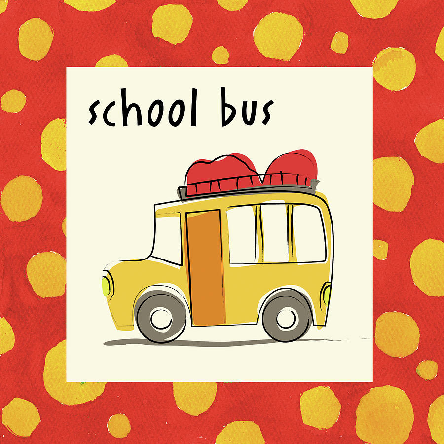 School Bus Mixed Media - School Bus by Esteban Studio