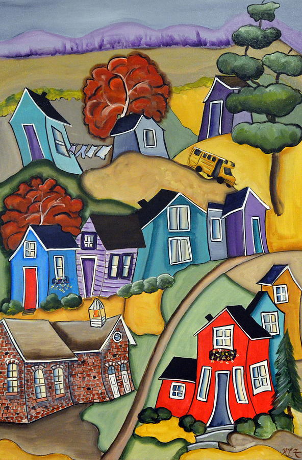 School Days Painting by Heather Lovat-Fraser