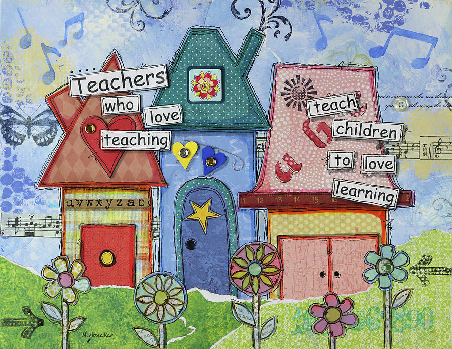 School Days Mixed Media by Let Your Art Soar School Days Mixed Media by Let Your Art Soar