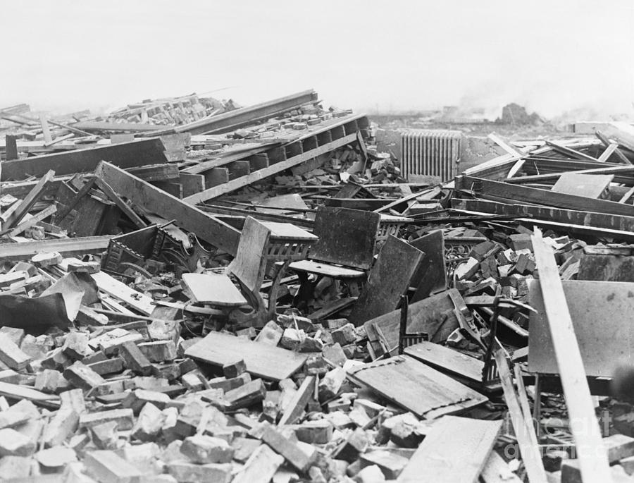 Schoolroom Destroyed By Tornado Photograph by Bettmann