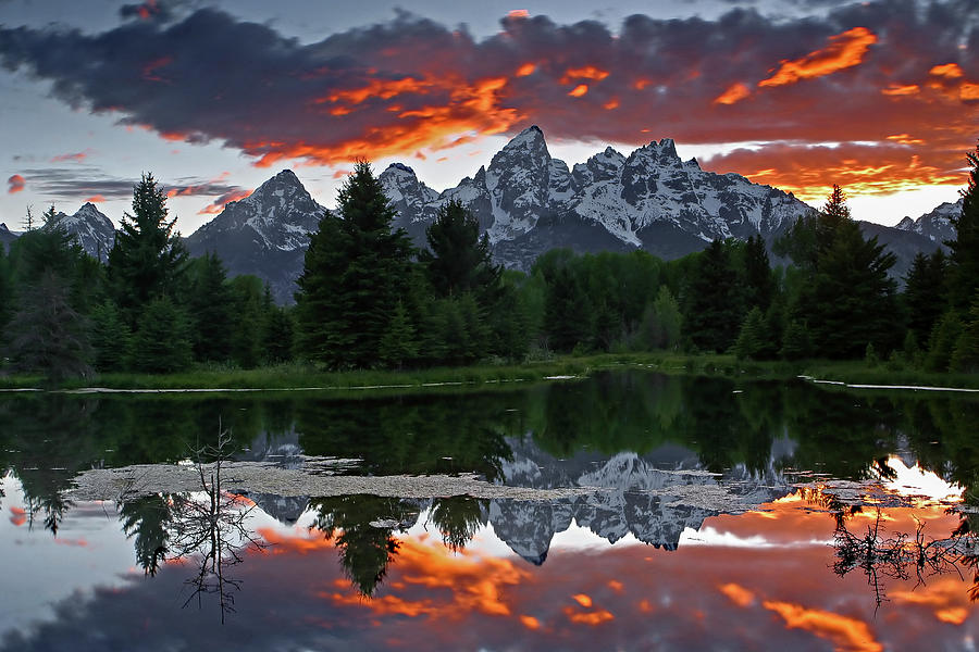 Schwabacher Landing Sunset Photograph by Ronnie And Frances Howard