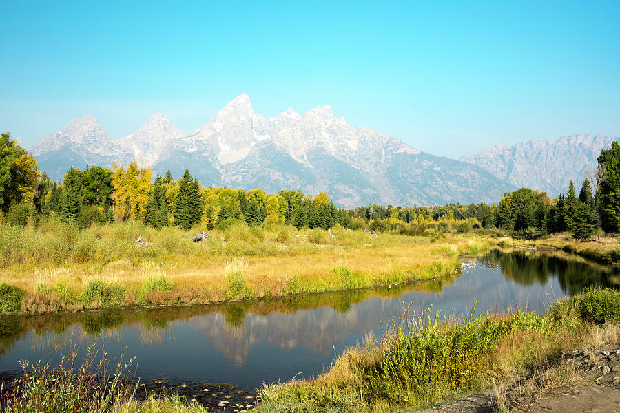 Schwabackers Landing in The Tetons Photograph by Michelle Joseph-Long