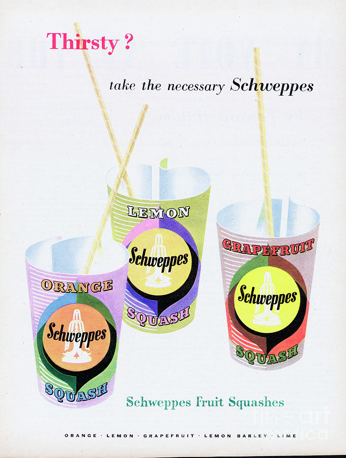 Schweppes Photograph by Picture Post Schweppes Photograph by Picture Post