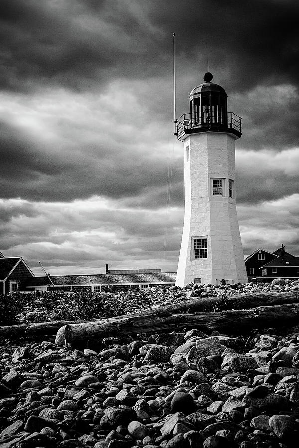Scituate in Black and White Photograph by Jeff Folger