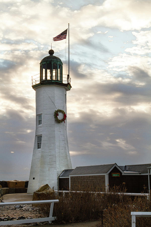 Scituate Light Morning Photograph by Steven David Roberts Scituate Light Morning Photograph by Steven David Roberts