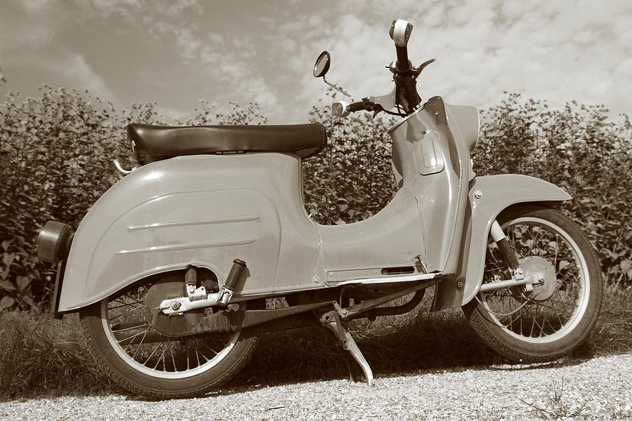 Scooter From 1973 Photograph by Pannonia