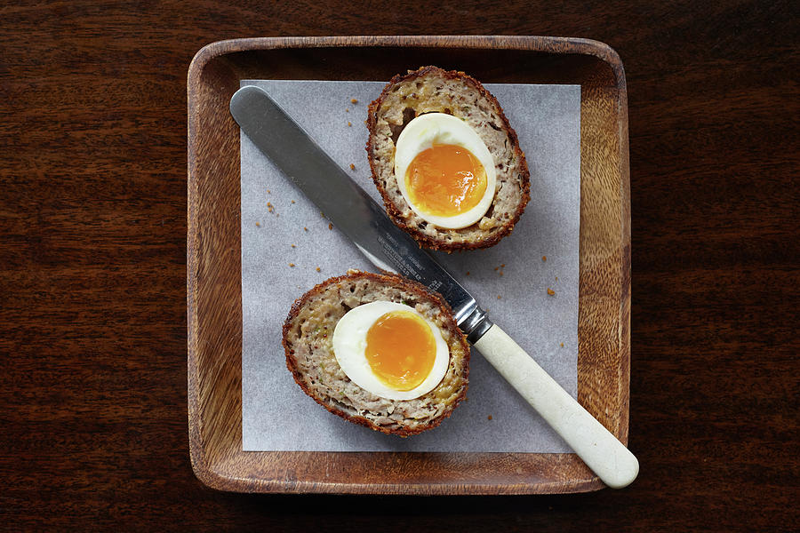 Scotch Egg With Runny Yolk Photograph by Steven Joyce - Fine Art America