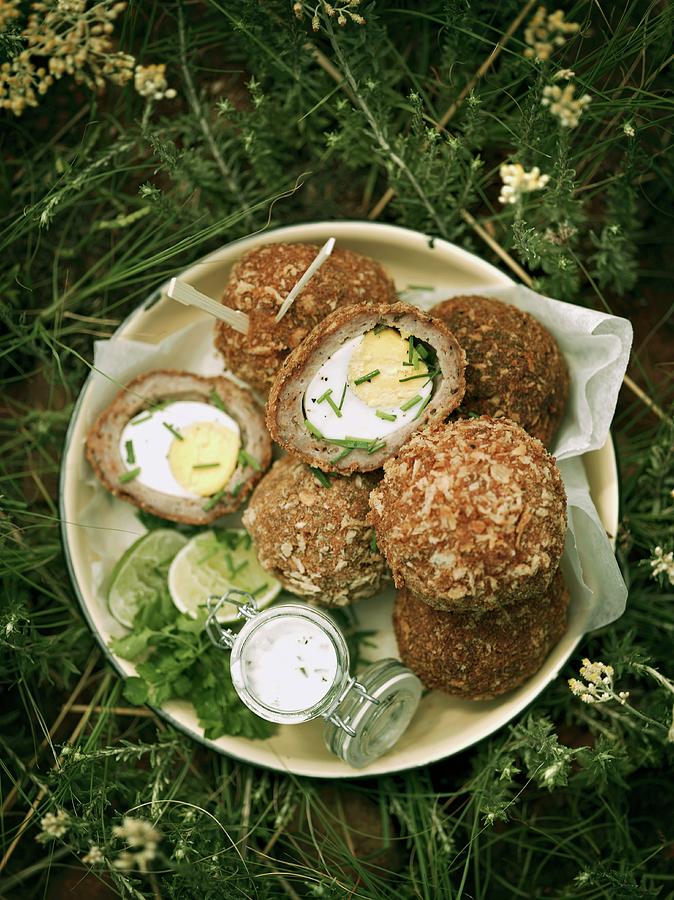 Scotch Eggs Photograph by Great Stock!