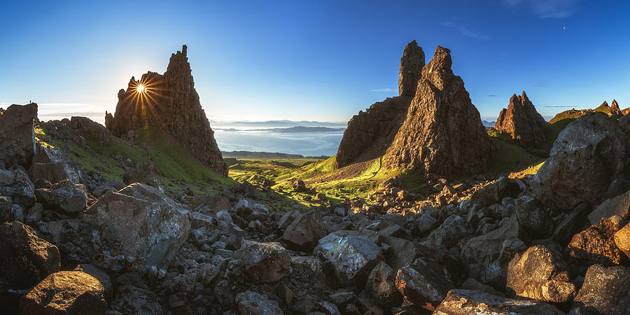 Nature Photograph - Scotland - The Storr Panorama by Jean Claude Castor