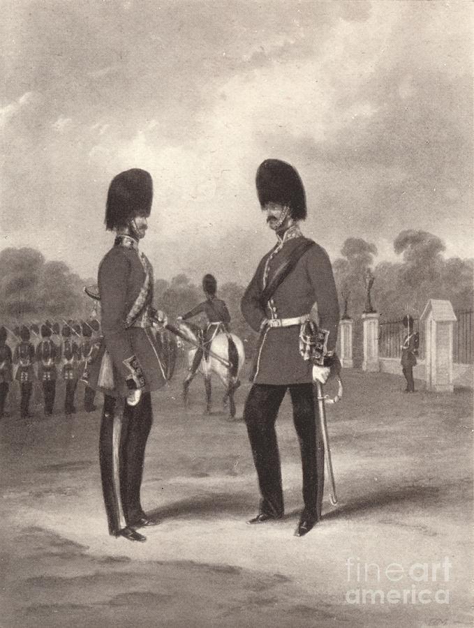 Scots Fusilier Guards, C1820-1870, 1909 Drawing by Print Collector