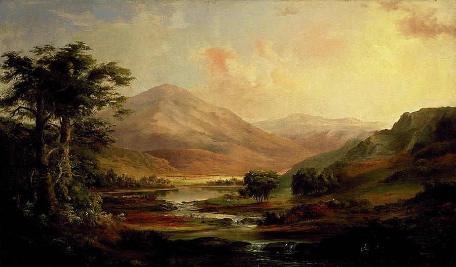 Scottish Landscape Painting by Robert Duncanson
